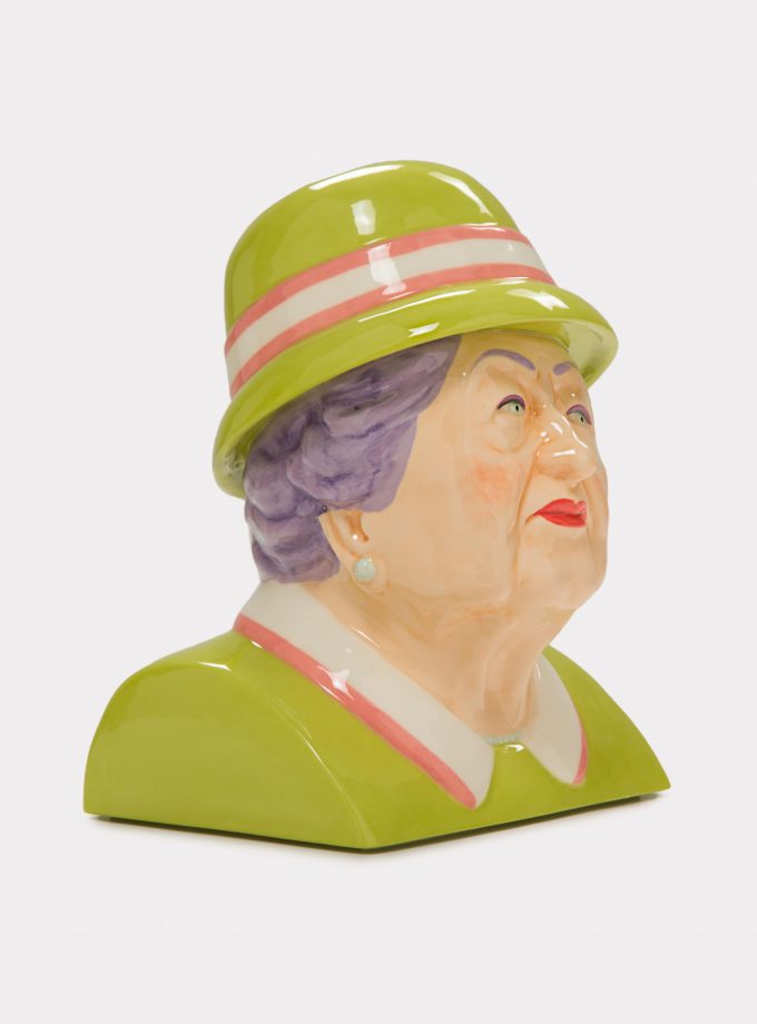 Jimmy D Lanza's "La Gisella", painted and handmade flowerpot