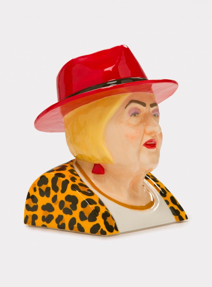 "La Luisa", vaso da fiori realizzato e dipinto a mano