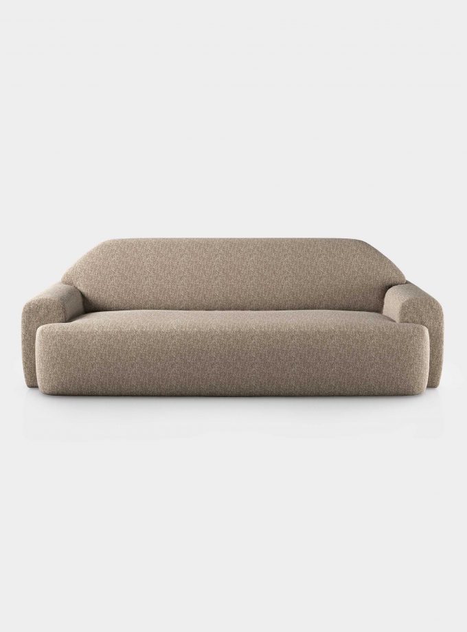 Divano boucle solid beige loopo milan design F